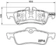 Гальмівні колодки дискові Brembo (P06032) - зображення 1
