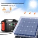 Складна портативна сонячна панель 50 W FlashFish Сонячний зарядний пристрій з виходом 5В 2.1A USB та 18 В постійного струму, сумісний з портативним генератором (СП18В50Вт) - зображення 3