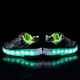 Роликовые кроссовки для мальчиков с LED подсветкой черные на 2-х колёсах (LR 1274) 33(21см) - изображение 7
