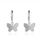Сережки метелика "Silver Butterfly", срібло - зображення 2