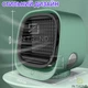 Мини кондиционер Air Cooler M201 Зелёный портативный USB охладитель с подсветкой - изображение 10