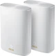 Маршрутизатор Asus ZenWiFi AX Hybrid XP4 2PK White MESH система WiFi6 AX1800 + AV300 / 1 Гбіт/с - зображення 1
