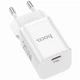 Мережевий зарядний пристрій Hoco N19 1Type-C 25W White - зображення 1