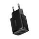 Мережевий зарядний пристрій Baseus Compact Charger 2U на 10.5W (CCXJ010201) Black - зображення 5