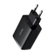 Сетевое зарядное устройство Baseus Compact Charger 3U на 17W (CCXJ020101) Black - изображение 5
