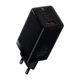 Мережевий зарядний пристрій Baseus GaN3 Pro Fast Charger 2C+U на 65W (CCGP050101) Black - зображення 4