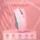 Ігрова комп'ютерна миша провідна ONIKUMA CW908 RGB підсвічування pink - зображення 8