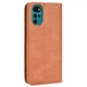 Чохол Deexe Retro Style для Motorola Moto G22 - Brown - зображення 3