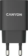 Ładowarka sieciowa Canyon H-20-02 PD 20W USB-C Black (CNE-CHA20B02) - obraz 2