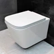 Инсталляция GROHE Rapid SL 38772001+ Унитаз подвесной DUSEL IVIA DWHT10210330R+ Сиденье Slim Soft-Close+Панель смыва Grohe Skate Cosmopolitan - изображение 2