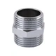 Ниппель Solomon 1/2" с наружной резьбой хром 8205 - изображение 2