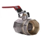 Кран шаровый прямой PROFESSIONAL 1 1/4" с внутренней резьбой КР PN40 QP151 - изображение 1