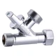 Кран шаровый с прижимной гайкой ARCO CONECTA 1/2"х1/2"х3/4" 280020 - изображение 2