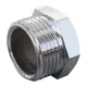 Заглушка із зовнішнім різьбленням Solomon 1/2" хром 4001 - зображення 1