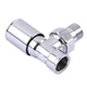 Кран вентильний кутовий з американкою Solomon 1/2" Chrome 1845 - зображення 4
