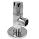 Кран напівоборотний кутовий Solomon 1/2"х3/4" 9081 - зображення 1