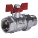 Кран шаровый прямой с американкой ARCO 3/4" SENA 154104 - изображение 3