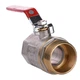 Кран шаровый прямой PROFESSIONAL 2" с наружной-внутренней резьбой КР PN40 QP152 - изображение 3