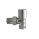 Кран вентильный угловой с американкой Solomon 1/2" chrom 1844 под ключ - изображение 2