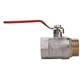 Кран шаровый прямой PROFESSIONAL 1 1/2" с наружной-внутренней резьбой КР PN40 QP152 - изображение 2
