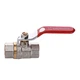 Кран шаровый прямой PROFESSIONAL 1/2" с внутренней резьбой КР PN40 QP151 - изображение 2