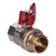 Кран шаровый прямой PROFESSIONAL 3/4" с наружной-внутренней резьбой КБ PN40 QP152 - изображение 1