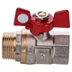 Кран шаровый прямой PROFESSIONAL 3/4" с наружной-внутренней резьбой КБ PN40 QP152 - изображение 2