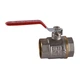 Кран шаровый прямой Solomon 1 1/4" с внутренней резьбой КР PN40 В1001 - изображение 2