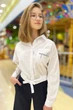 Рубашка Lajudy 176 см Белый (2125000785134) - изображение 4