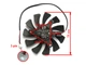 Вентилятор кулер для видеокарты MSI GT 710 730 740 1030 GTX 750 Ti 75 мм 2-pin ONG HUA HA8010H12F-Z (XY-D08010SM HA8010H12B-Z HA8010H12C-Z) кабель 14 см (№108) - изображение 3