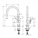 Змішувач Hansgrohe Talis M54 72804670 - изображение 2