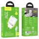Сетевое зарядное устройство Hoco N21 Topspeed PD30W+QC3.0 charger(EU) White - изображение 2