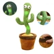 Танцующий кактус с подсветкой Dancing Cactus, 120 песен, игрушка-повторюшка кактус - изображение 6