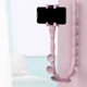 Гибкий держатель для телефона с присосками универсальный Cute Worm Lazy Holder. Цвет: розовый - изображение 15