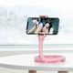 Гибкий держатель для телефона с присосками универсальный Cute Worm Lazy Holder. Цвет: розовый - изображение 12