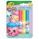 Маркери змивні дитячі Crayola Shopkins 3 кольори (21848) - зображення 1