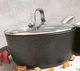 Ковш с антипригарным гранитным покрытием и стеклянной крышкой Edenberg EB-3673 16 см - изображение 3