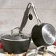 Ковш с антипригарным гранитным покрытием и стеклянной крышкой Edenberg EB-3673 16 см - изображение 6