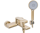 Смеситель для ванны Rea Verso настенный с изливом brushed gold REA-B6565 - изображение 1