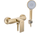 Змішувач для душу Rea Verso настінний brushed gold REA-B6566 - зображення 1