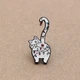Значок, пин, FunnyPins, Рождественский котик. - изображение 7