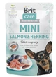 Вологий корм Brit Care Mini для собак, з філе лосося та оселедця в соусі, 85 г (1111162669) - изображение 1