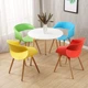 Стол обеденный для гостиной, кухни, столовой Сириус MDF D=80 cm Mix Mebli МДФ/дерево/металл цвет белый/белый/натуральный - изображение 2