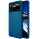 Чехол Nillkin Matte для Xiaomi Poco X4 Pro 5G Бирюзовый / Peacock blue - изображение 5