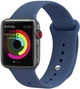 Ремешок UWatch Silicone Strap for Apple Watch 42/44 mm Ocean Blue - изображение 3