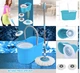 Швабра Spin Mop 360 с турбо отжимом и ведром с корзиной центрифугой ART-3384 - изображение 3