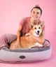 Лежак Harley and Cho Donut XL 110 x 80 см Gray (3102863HC) - изображение 10