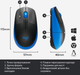 Миша Logitech M190 Wireless Blue (910-005907) - зображення 6