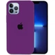 Чохол Silicone Case Full Protective (AA) Apple iPhone 13 Pro (6.1") Фіолетовий / Grape Без бренду - зображення 4