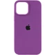 Чохол Silicone Case Full Protective (AA) Apple iPhone 13 Pro (6.1") Фіолетовий / Grape Без бренду - зображення 5